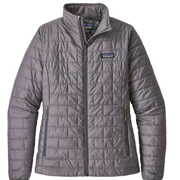 Patagonia Jackets & Blazers - Patagonia Gray Nanopuff Zip Jacket Women's Small